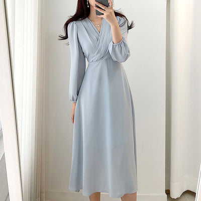 Woman Lightly Mature Temperament Long Dress Women - The Grace