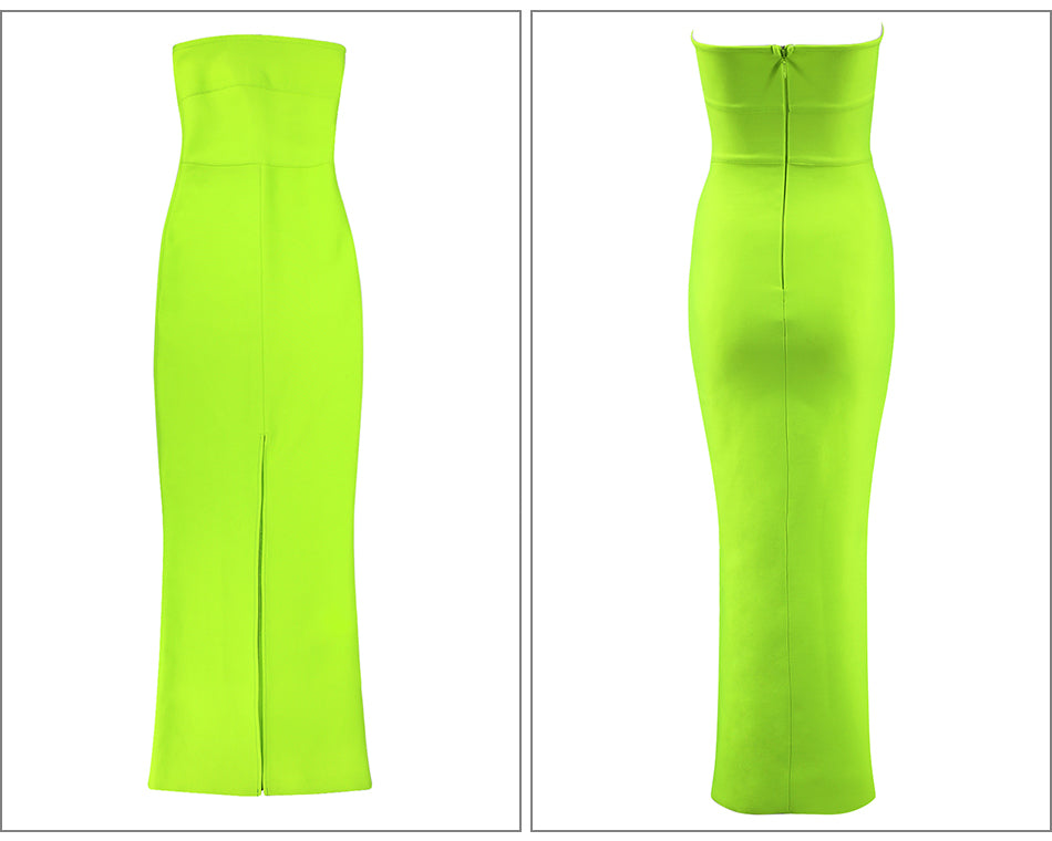 Solid color nightclub evening dress - The Grace