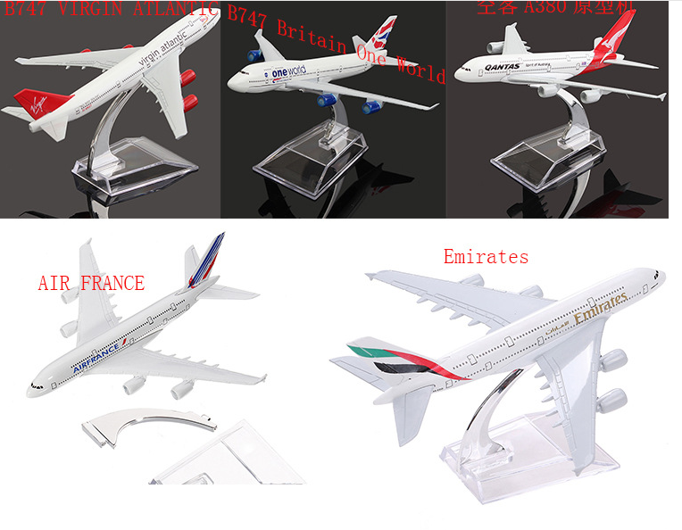 Civil Aviation Aircraft Model Alloy International Airbus Model Simulation Office Aircraft Model Decoration - The Grace