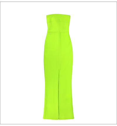 Solid color nightclub evening dress - The Grace