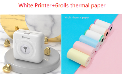 Mini Bluetooth Wireless Thermal Printer Paper Sticker Label Printer - The Grace