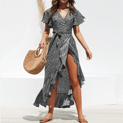 Printed Chiffon Dress Women Long Dresses - The Grace