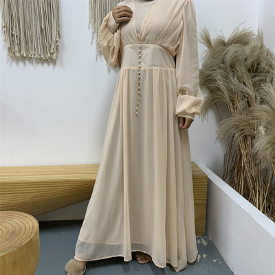 High-density Double Chiffon Fashion Simple And Elegant Dress - The Grace