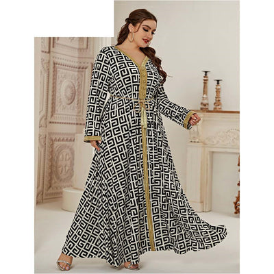 Longue Printers Femmes Days Robes Grande Grand Dress - The Grace