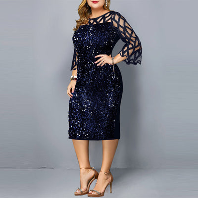 Party Dresses Sequin Plus Size Women's Sexy Night Club Dress - The Grace