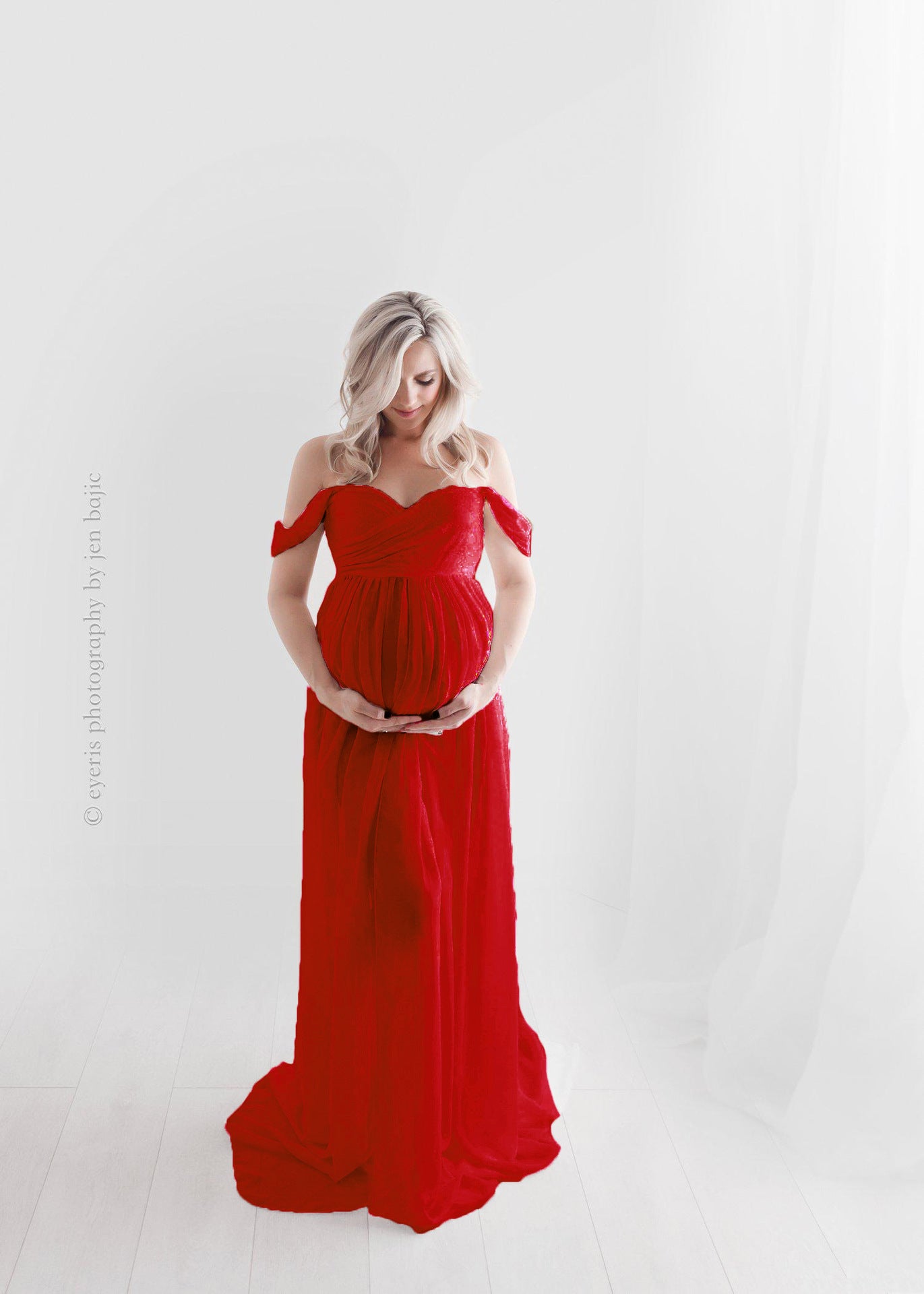 Maternity Long Skirt Dress - The Grace