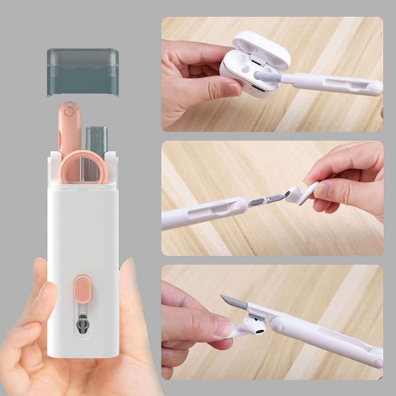 Multifunctional Bluetooth Headset Cleaning Pen Set Keyboard Cleaner Cleaning Tools Cleaner Keycap Puller Kit - The Grace