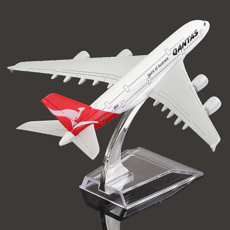 Civil Aviation Aircraft Model Alloy International Airbus Model Simulation Office Aircraft Model Decoration - The Grace