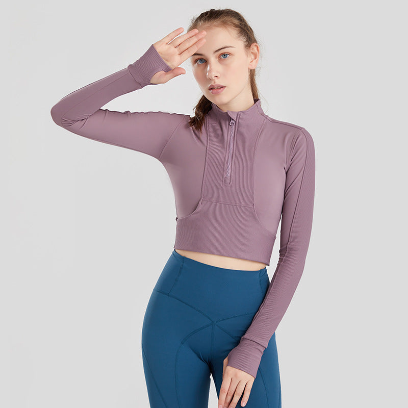 Long-sleeved yoga jacket - The Grace