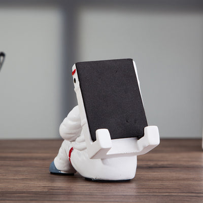 Simple Astronaut Mobile Phone Stand Student Desktop Holder Cute Spaceman Cell Phone Holder Creative Gift Small Desk Decoration - The Grace