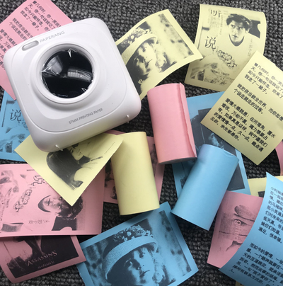 Mini Bluetooth Wireless Thermal Printer Paper Sticker Label Printer - The Grace