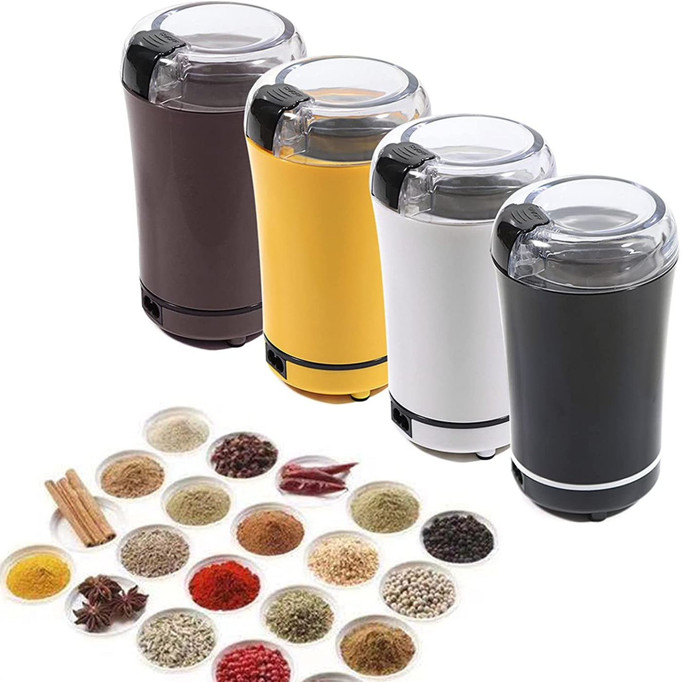 Portable Electric Coffee Bean Grinder Mill Kitchen Tool Herbs Salt Pepper Spices Nuts Grains Mini Medicine Flour Powder Crusher - The Grace