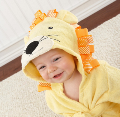 Cartoon Cute Animal Modeling Baby Bath Towels Baby Bathrobes Cotton Children's Bathrobes Baby Hooded