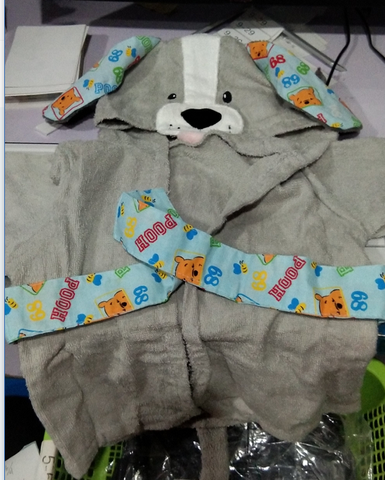 Cartoon Cute Animal Modeling Baby Bath Towels Baby Bathrobes Cotton Children's Bathrobes Baby Hooded