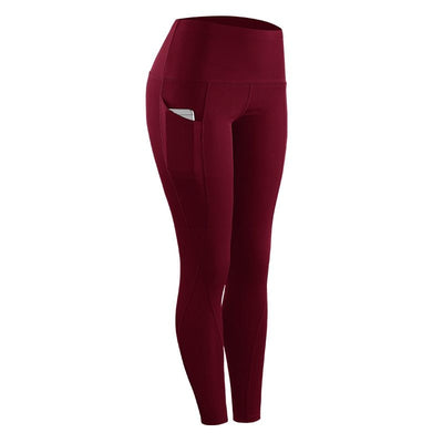 Women Compression Skinny Fitness Leggings Women Stretch Sportswear Casual Leggings Pants with Pocket - The Grace