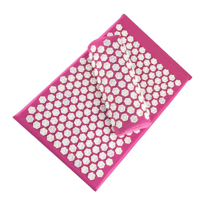 Massager Cushion Acupuncture Sets Relieve Stress Back Pain Acupressure Mat/Pillow Massage Mat Rose Spike Massage and Relaxation - The Grace