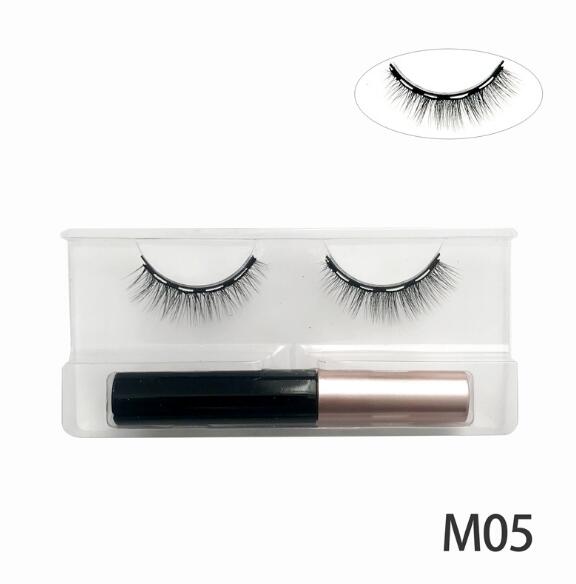 3D Mink Magnetic Eyelashes Waterproof Lasting Magnetic Eyeliner Magnet Mink Eyelashes Makeup Extension False Eyelashes - The Grace