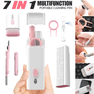 Multifunctional Bluetooth Headset Cleaning Pen Set Keyboard Cleaner Cleaning Tools Cleaner Keycap Puller Kit - The Grace