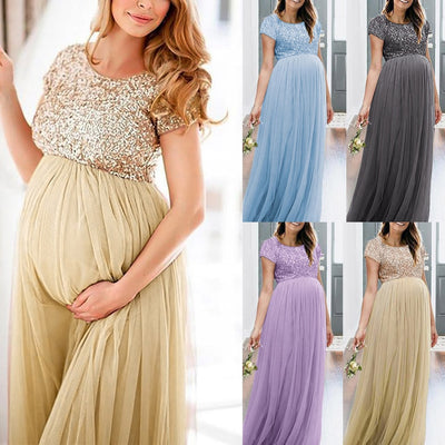 Chiffon dress for pregnant women - The Grace