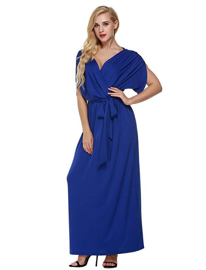 4XL Big Size Dress Elegant Women Long Dresses Summer Dresses - The Grace