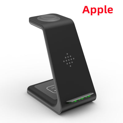 3 In 1 Fast Charging Station Wireless Charger Stand Wireless Quick Charge Dock For Phone Holder - The Grace