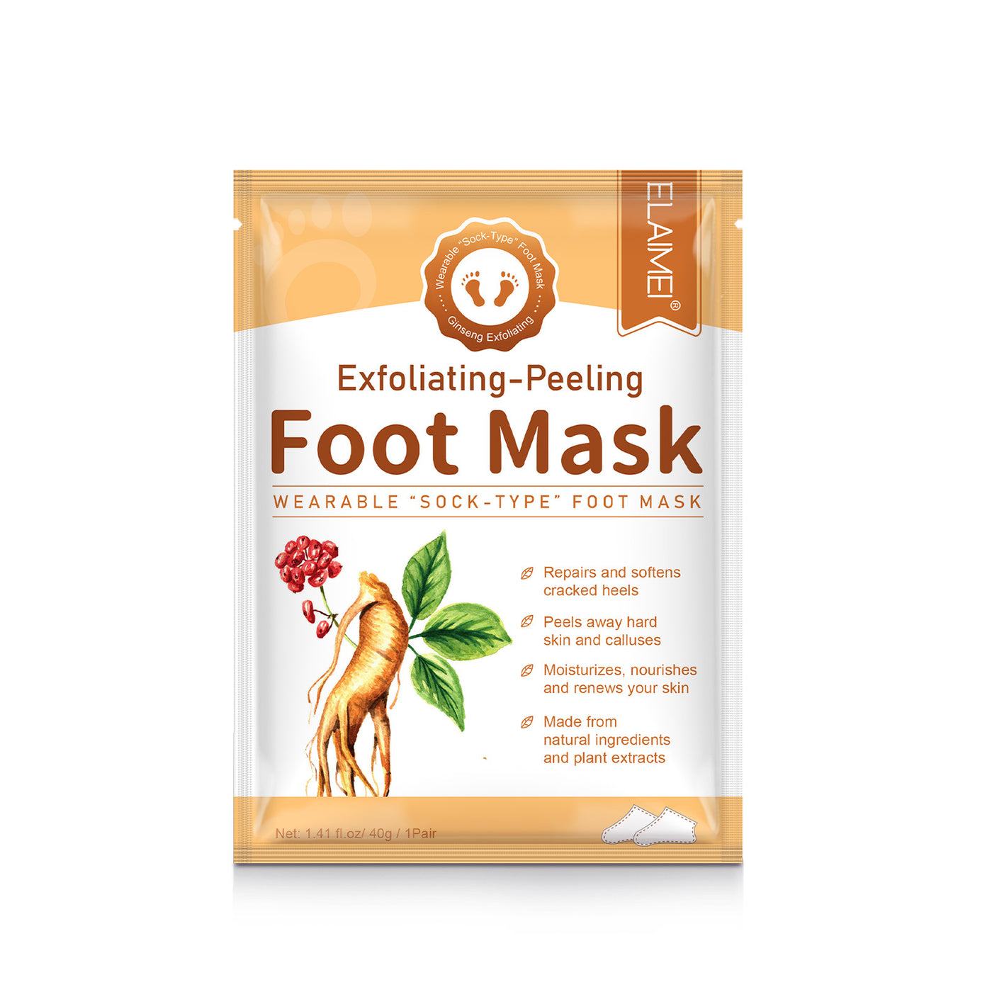 Exfoliating Foot Mask Feet Cream For Dead Skin Removal Foot Care Tool Removing Dead Skin Foot Peeling Whitening Foot - The Grace