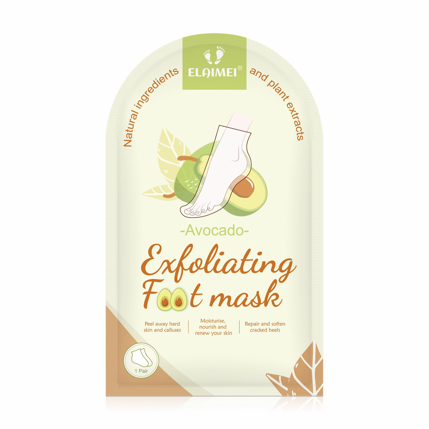 Exfoliating Foot Mask Feet Cream For Dead Skin Removal Foot Care Tool Removing Dead Skin Foot Peeling Whitening Foot - The Grace