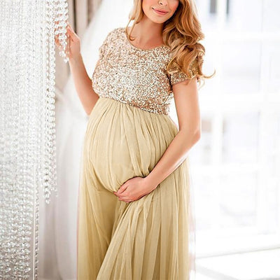 Chiffon dress for pregnant women - The Grace