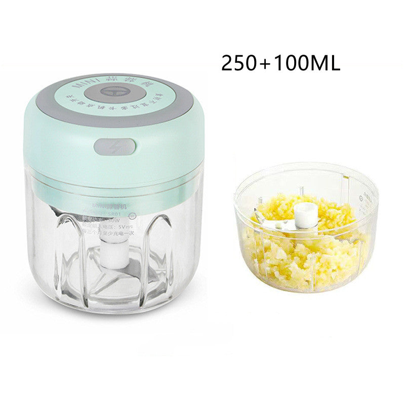 Mini Electric Garlic Chopper USB Charging Ginger Masher Machine Sturdy Durable Chili Vegetable Crusher Kitchen Tool - The Grace