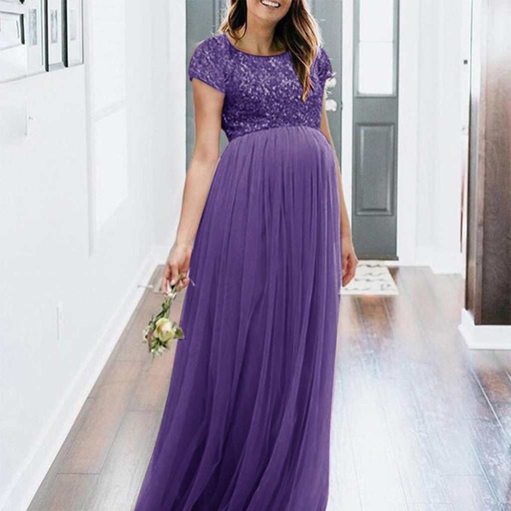 Chiffon dress for pregnant women - The Grace