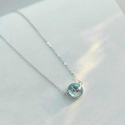 Flyleaf Mermaid Foam Necklaces & Pendants For Women 100% 925 Sterling Silver Lady Fashion Jewellery Drop Shipping