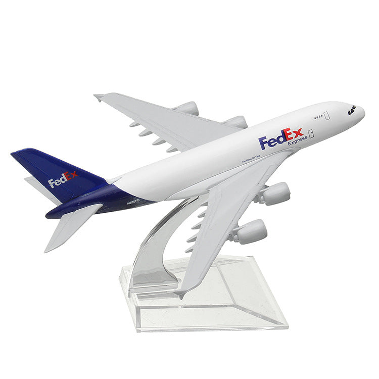 Civil Aviation Aircraft Model Alloy International Airbus Model Simulation Office Aircraft Model Decoration - The Grace