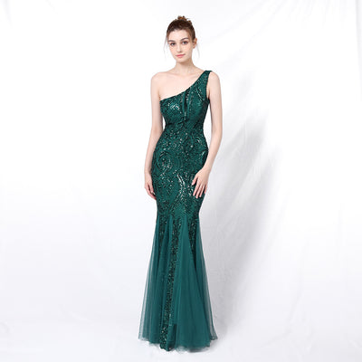 Dress Female Fairy Fantasy Ladies Party Party Party Evening Dress Sexy Long Section Was Thin Toast Bride - The Grace