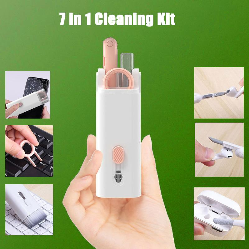 Multifunctional Bluetooth Headset Cleaning Pen Set Keyboard Cleaner Cleaning Tools Cleaner Keycap Puller Kit - The Grace