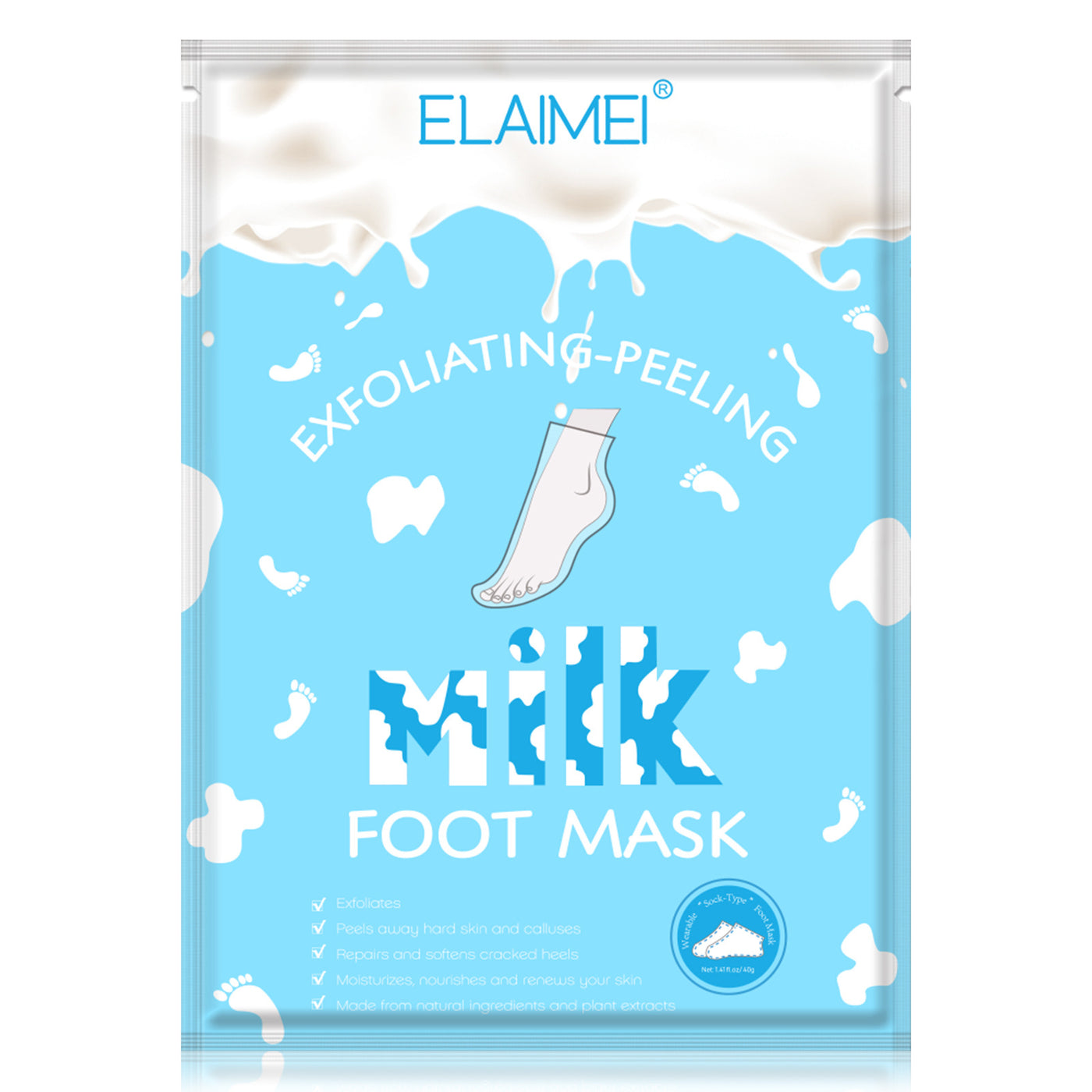 Exfoliating Foot Mask Feet Cream For Dead Skin Removal Foot Care Tool Removing Dead Skin Foot Peeling Whitening Foot - The Grace