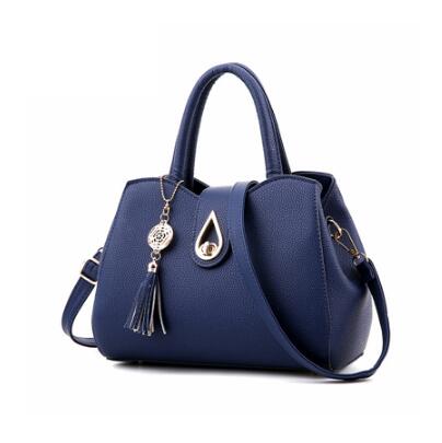 Women Handbag Bag Ladies Tassel High Quality PU Leather Totes Bags Brief Women Shoulder Bag Ladies Bags - The Grace