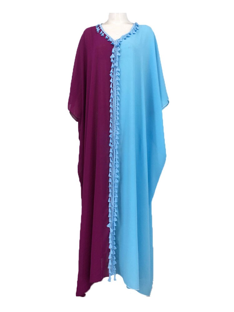 Spring And Summer New Women's Clothing Middle East Tassel Tassels Dress Muslim Robe Long Skirt - The Grace