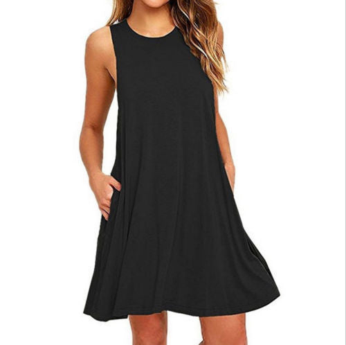 Summer Women Casual Pocket Dress Ladies T Shirt Dresses - The Grace