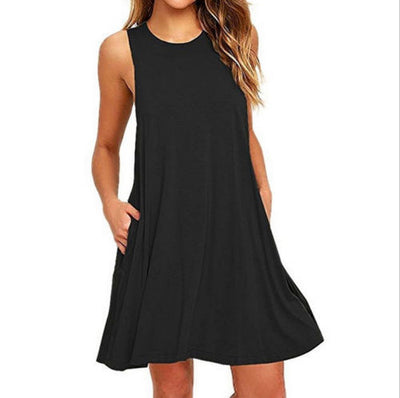 Summer Women Casual Pocket Dress Ladies T Shirt Dresses - The Grace