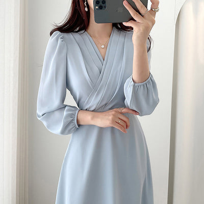 Woman Lightly Mature Temperament Long Dress Women - The Grace