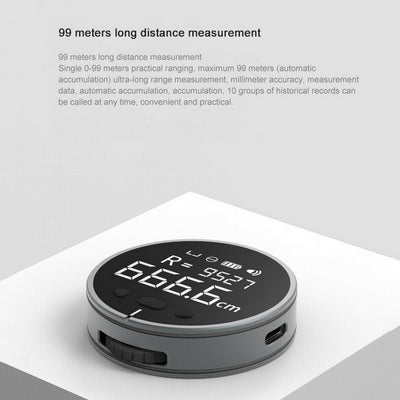 Distance Measuring Instrument Electronic Measuring Ruler Tape Measure High Definition Digital LCD High Precision Electronic Measuring Ruler Tool - The Grace