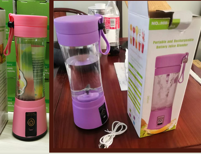 Portable Blender With USB Rechargeable Mini Kitchen Fruit Juice Mixer Home Simple Portable Electric Mini Juicer - The Grace