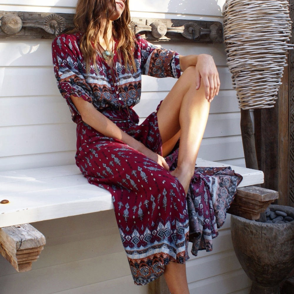 Women Long Maxi Dresses Bohemia Dress - The Grace