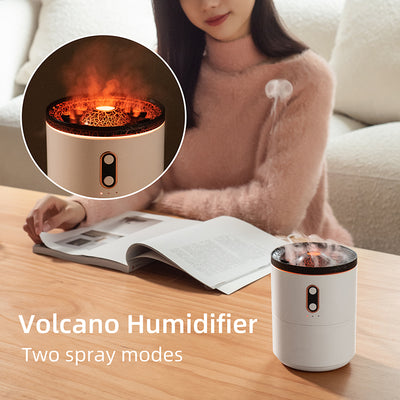 Volcanic Flame Aroma Essential Oil Diffuser USB Portable Jellyfish Air Humidifier Night Light Lamp Fragrance Humidifier - The Grace