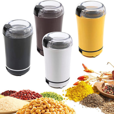 Portable Electric Coffee Bean Grinder Mill Kitchen Tool Herbs Salt Pepper Spices Nuts Grains Mini Medicine Flour Powder Crusher - The Grace