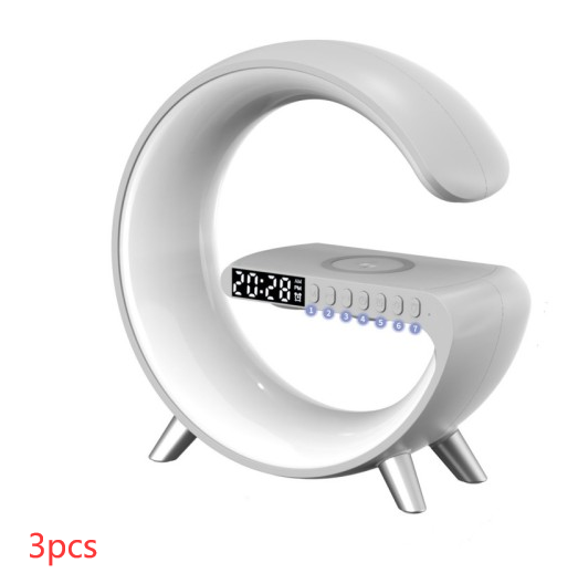 2023 New Intelligent LED Lamp Bluetooth Speake Wireless Charger Atmosphere Lamp App Control For Bedroom Home Decor - The Grace