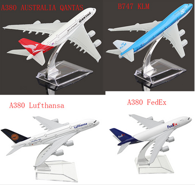 Civil Aviation Aircraft Model Alloy International Airbus Model Simulation Office Aircraft Model Decoration - The Grace