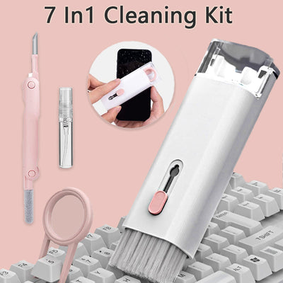 Multifunctional Bluetooth Headset Cleaning Pen Set Keyboard Cleaner Cleaning Tools Cleaner Keycap Puller Kit - The Grace