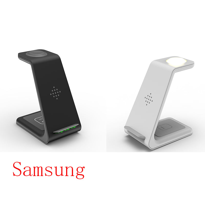 3 In 1 Fast Charging Station Wireless Charger Stand Wireless Quick Charge Dock For Phone Holder - The Grace