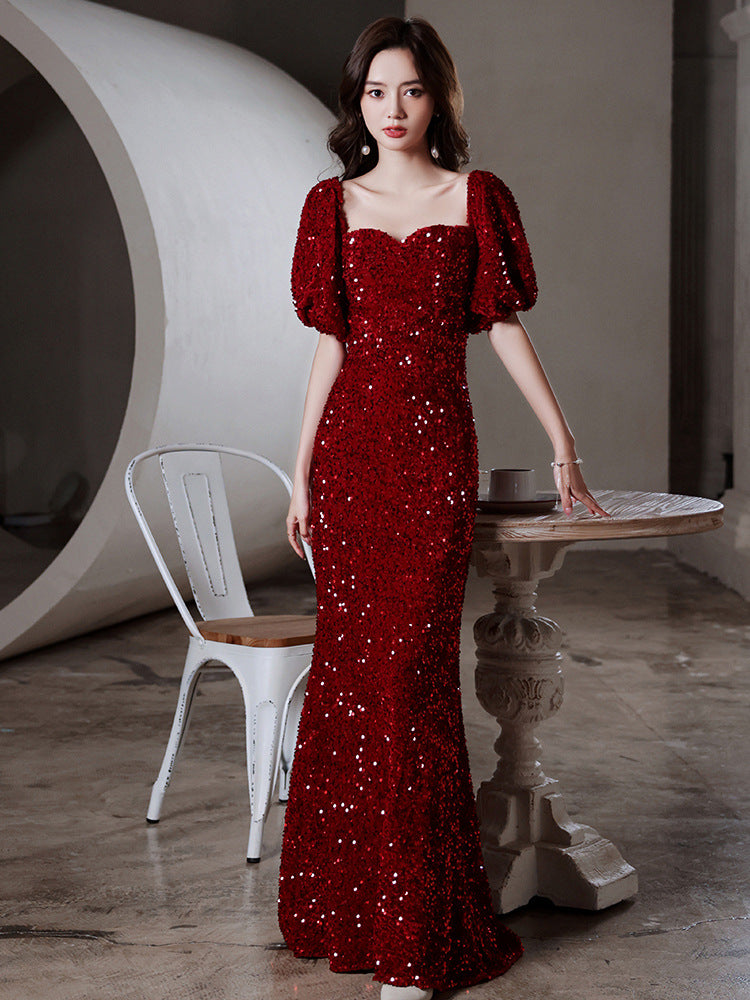 Toast Bridal Red Dresses Women Fishtail - The Grace